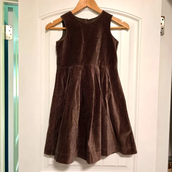 MINI BODEN Pleated Velvet Dress - Picture 1 of 7